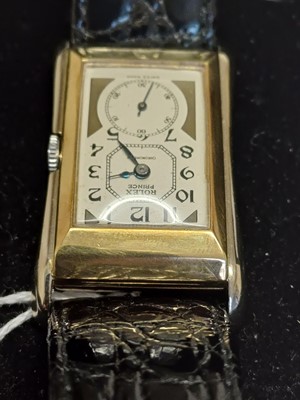 Lot 2162 - Rolex: A Good 18 Carat Two Colour Gold Flared...