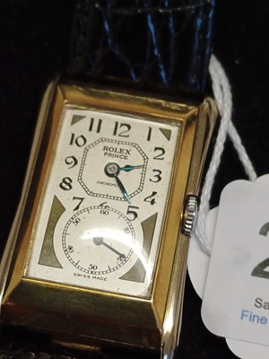 Lot 2162 - Rolex: A Good 18 Carat Two Colour Gold Flared...