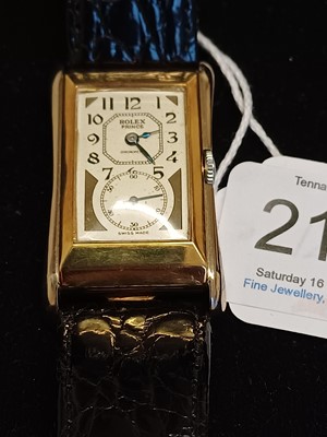 Lot 2162 - Rolex: A Good 18 Carat Two Colour Gold Flared...