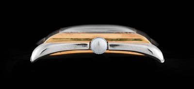 Lot 2162 - Rolex: A Good 18 Carat Two Colour Gold Flared...