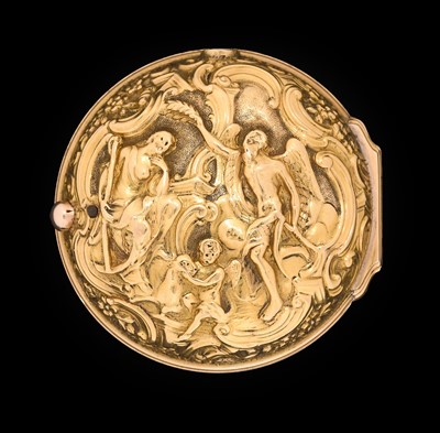 Lot 2133 - Rane: A 22 Carat Gold Repousse Pair Cased...