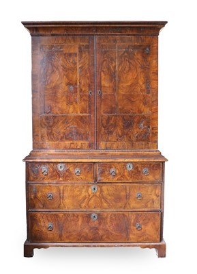 Lot 775 - A George II Burr Walnut Crossbanded and...