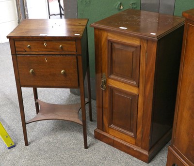 Lot 1166 - A George III Ebony Strung Mahogany Lamp Table,...