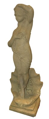 Lot 1213 - A Composition Garden Statue of Venus, 112cm high