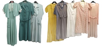 Lot 2215 - Assorted 1920's Day Dresses, comprising a grey...