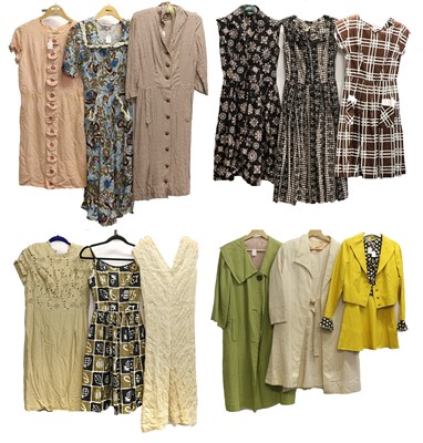 Lot 2192 - Assorted Circa 1950/60s Daywear, comprising...