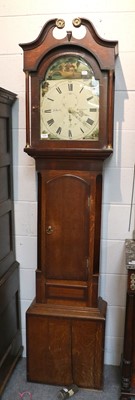 Lot 1236 - An Oak & Mahogany 30 Hour Longcase Clock,...