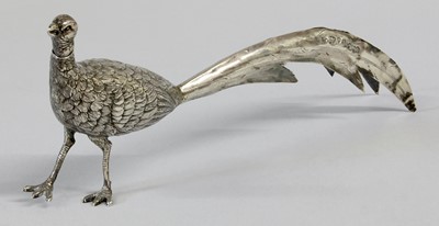 Lot 18 - A German Silver Model Bird, by Neresheimer,...