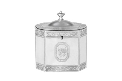 Lot 2216 - A George III Silver Tea-Caddy