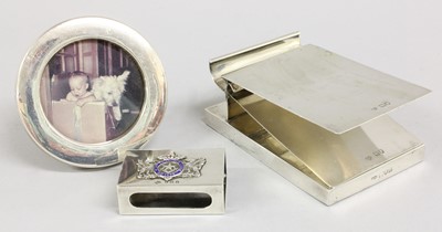 Lot 47 - Three Silver Items, comprising a Edward VII...