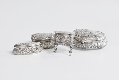 Lot 59 - Two German Silver Boxes, With English Import...