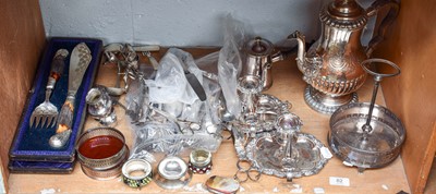 Lot 82 - A Collection of Assorted Silver Plate,...