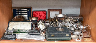 Lot 80 - A Collection of Assorted Silver Plate,...