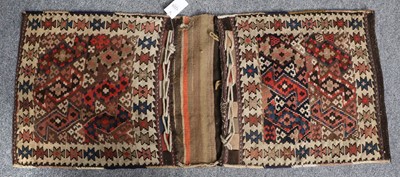 Lot 1225 - Shahsavan Flatwoven Khorgeen, the fields...