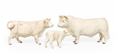 Lot 2202 - Beswick Charolais Cattle Comprising:...