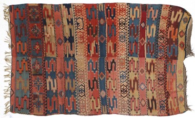 Lot 598 - Anatolian Kilim, circa 1920 Woven in two...