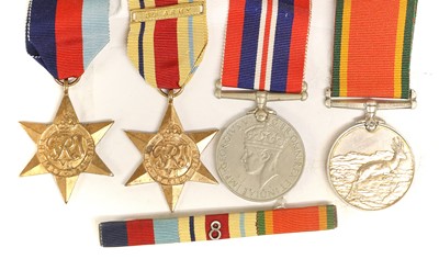 Lot 76 - A Second World War Group of Four Medals,...