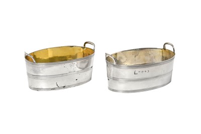 Lot 2215 - A Pair of George III Silver Salt-Cellars