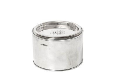 Lot 2326 - An Edward VII Silver Small Biscuit-Jar