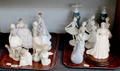 Lot 266 - Various Porcelain Figures Including: four...