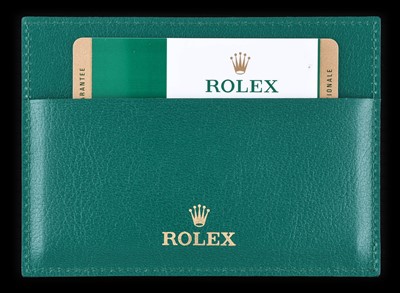 Lot 2186 - Rolex: An 18 Carat Gold Automatic Calendar...