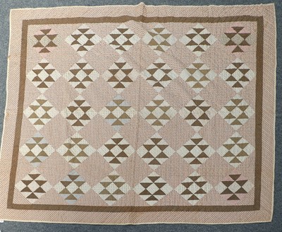 Lot 2063 - Early 20th Century Patchwork Quilt comprising...