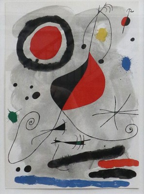 Lot 1111 - After Joan Miro (1904-1989) "The Bow" Colour...