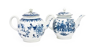 Lot 8 - A Worcester Porcelain Teapot and Cover, circa...