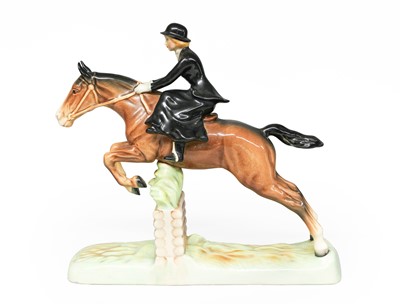 Lot 2199 - Beswick Huntswoman (Style One - Rider and...