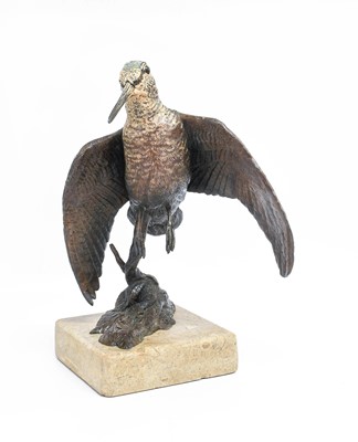 Lot 202 - David Cemmick (b.1955): A Painted Bronze of a...