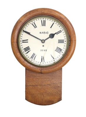 Lot 288 - A North Eastern British Railway Drop Dial Wall...