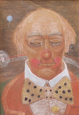 Lot 1044 - M Gaston Durand (b.1920) Tears of a clown...