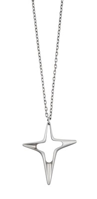 Lot 2066 - An Abstract Pendant on Chain, designed by...