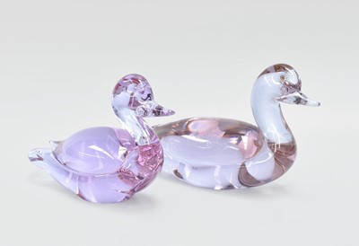 Lot 116 - Oscar Zanetti for Murano, two studio glass...