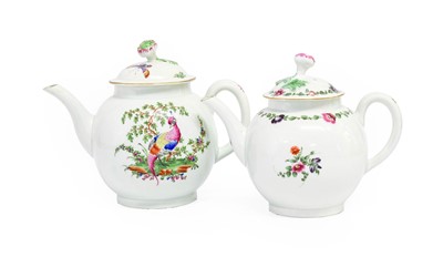 Lot 17 - A Worcester Porcelain Teapot and Cover, circa...