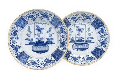 Lot 108 - A Pair of Dutch Delft Chargers, circa 1750,...