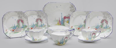 Lot 122 - A Shelley Porcelain 'Queen Anne' Part Teaset,...