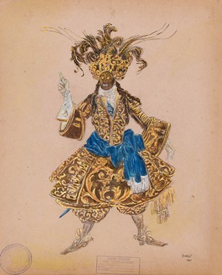 Lot 2141 - After Bakst, Costume Design Sketch for the...