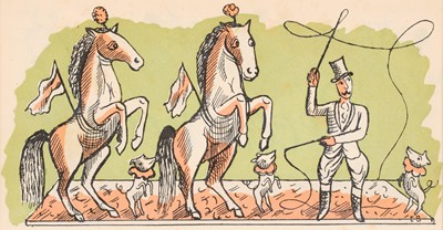 Lot 569 - Edward Bawden CBE RA (1903-1989) Circus horses...