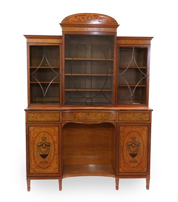 Lot 786 - A George III Satinwood, Tulipwood Crossbanded,...