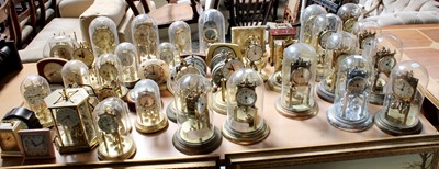 Lot 1369 - A Selection of Anniversary Domed Mantel...