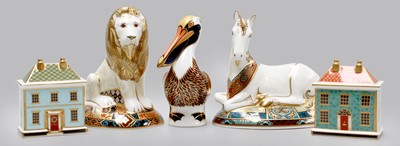 Lot 102 - Royal Crown Derby ''Unicorn'' and ''Heraldic...