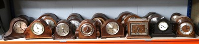 Lot 1237 - A Selction of 1930s/40s Chiming Mantel Clocks,...