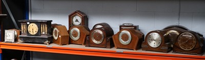 Lot 1238 - A Selection of 1930s/40s Chiming Mantel Clocks,...