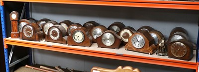 Lot 1239 - A Quantity of 1930s/40s Chiming Mantel Clocks,...