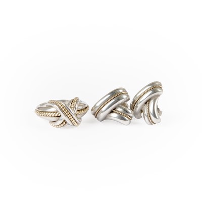 Lot 1060 - A Crossover Motif Ring, by Tiffany & Co., the...