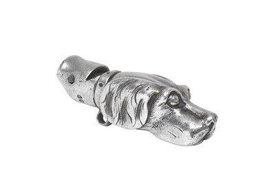 Lot 2243 - A Victorian Silver Novelty Whistle