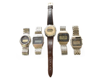 Lot 372 - A Collection of Quartz Digital Wristwatches,...