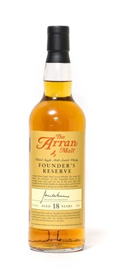 Lot 5178 - Arran Malt 18 Year Old Founder's Reserve...