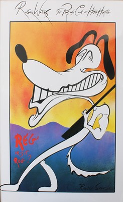 Lot 1093 - Promotional colour poster for Roger Waters...